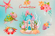 Colourful Mermaids, an Animal Illustration by Anna Babich (Thumbnail 5 of 7)