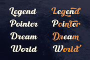 Blauer, a Script Font by Larin Type Co. (Thumbnail 4 of 10)