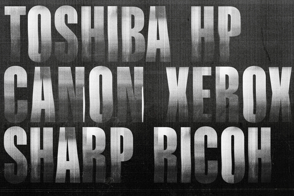 Zerrrox | Photocopier SVG font, a Sans Serif Font by Drawwwn (Photo 2 of 12)