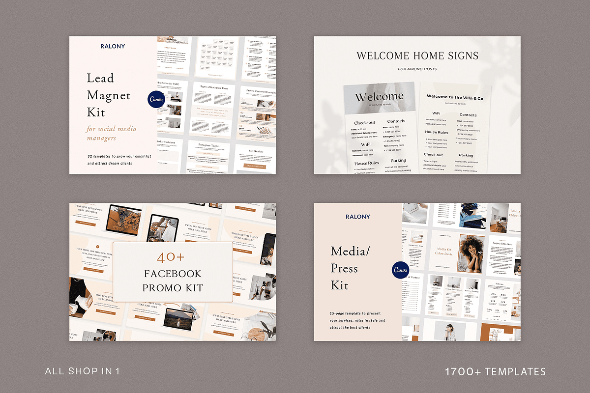 Canva Mega Bundle: 1700+ templates, a Social Media Template by Ralony (Photo 5 of 13)
