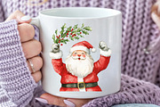 Christmas Santa Claus Clipart, an Illustration by Rose Art (Thumbnail 4 of 7)