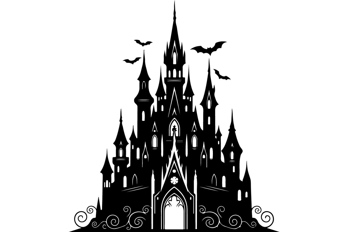 Fantasy Castle Silhouette, an Object Graphic by Creativeshirt (Photo 10 of 20)