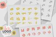 HERS LOGO BUNDLE (50 premade logos), a Branding & Logo Template by pawellpi (Thumbnail 8 of 10)