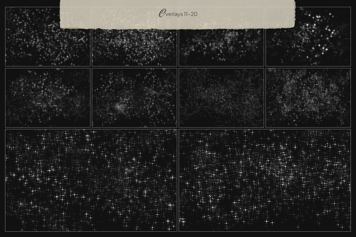 Glitter and Sparks Overlays, a Texture Graphic by Freezerondigital (Photo 10 of 12)