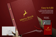 Menu Book Mockup Set - Leather Cover, a Books & Magazine Mockup by Remnand Studio (Thumbnail 3 of 10)