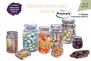 Watercolor preserved food-2, a Food Illustration by miminoshka (Thumbnail 3 of 10)
