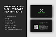 Modern Clean Business Card, a Business Card Template by Saman Osama (Thumbnail 4 of 5)