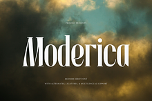 Moderica | Modern Serif Font