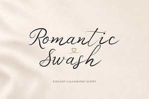 Romantic Swash - Elegant Script Font