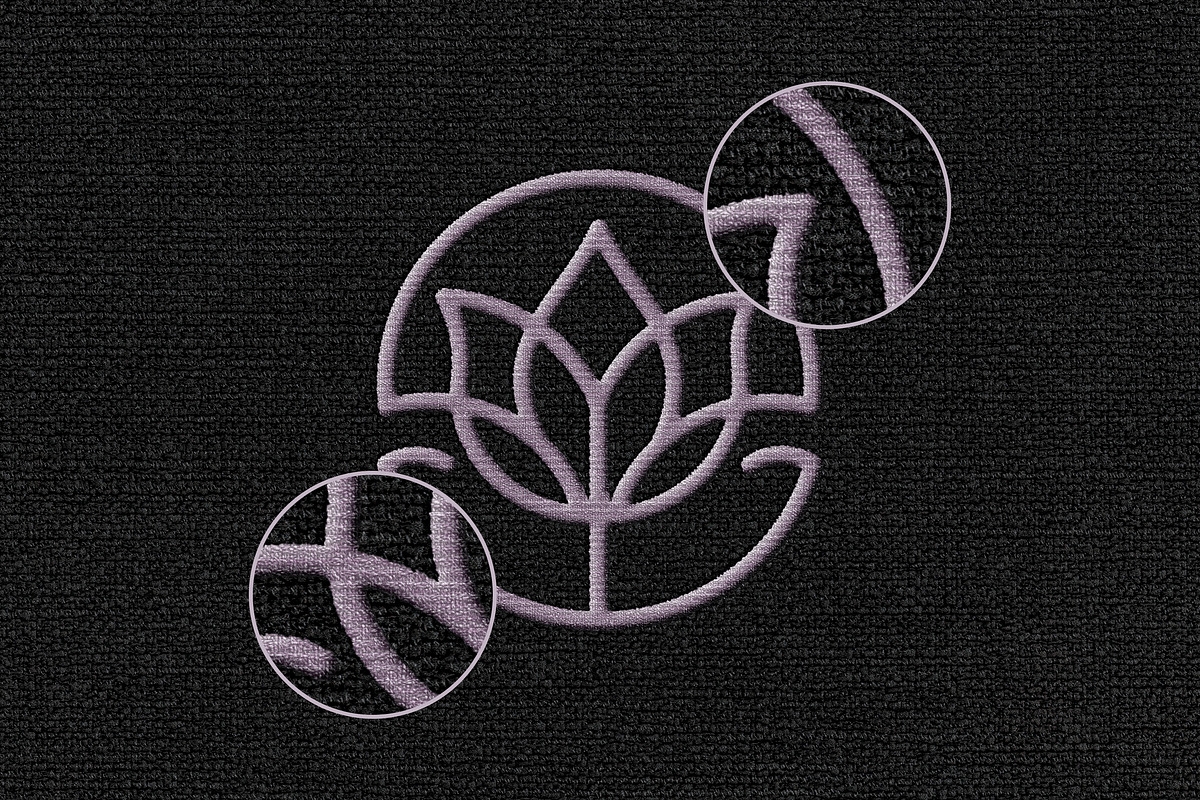 Fabric Embroidery Logo Mockup, a Mockup by Design Squad (Photo 3 of 4)
