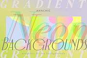 Neon Gradient backgrounds, a Texture Graphic by Anna Sokol (Thumbnail 1 of 22)