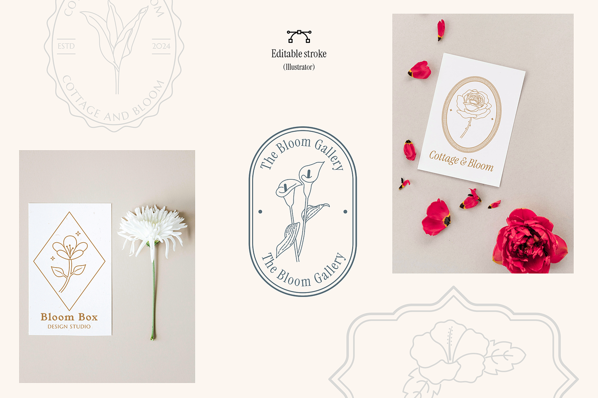 Botanical Logo Kit preview 2