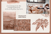 Mocha Mousse Watercolor Collection, a Graphic by Nadya Saen Art (Thumbnail 3 of 12)