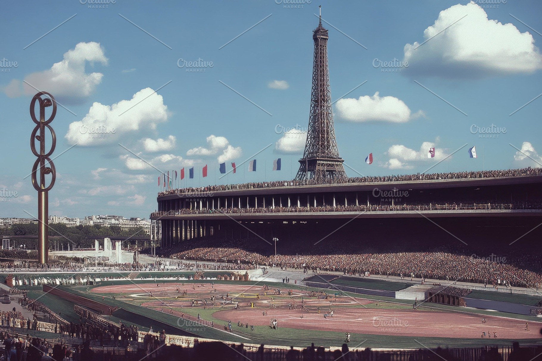 Celebrating sports at the Olympic Ga, a Photo by Tanuart
