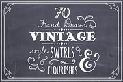 Hand Drawn Swirls & Flourishes, a Graphic by The Pen and Brush (Thumbnail 1 of 4)