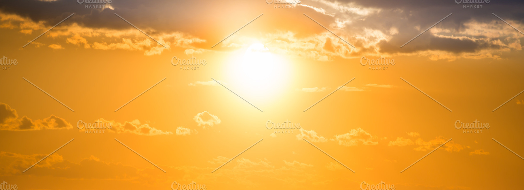 Panoramic sunset sky, a Nature Photo by Vapi