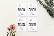 Four Blank Card/Invite Mockup JPG, a Beauty & Fashion Photo by SC Photography & Design (Thumbnail 1 of 2)