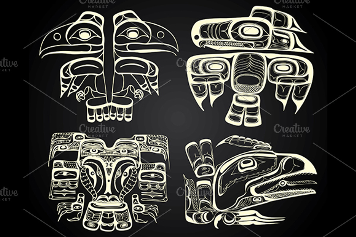 North America and Canada native art, an Illustration by Stanislav Kharchevskyi (Photo 2 of 9)