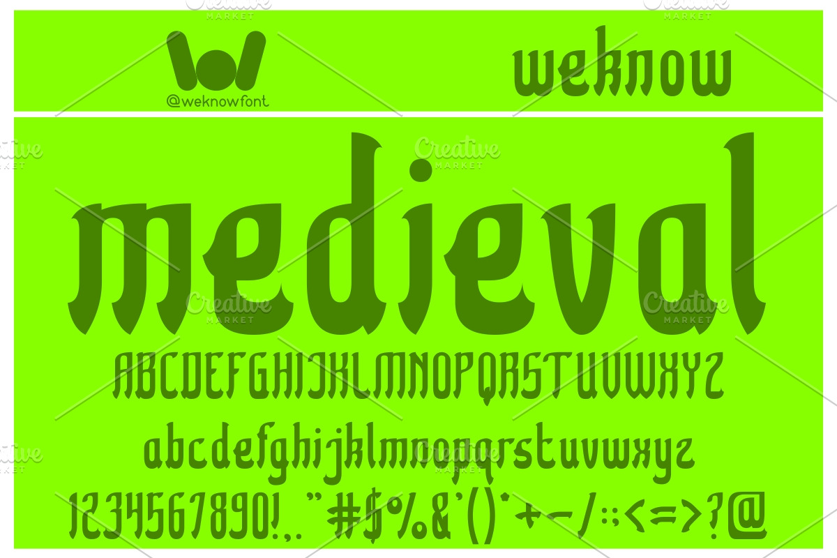 Kingdom of Heart font, a Font by weknow (Photo 2 of 5)