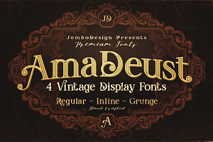 AmaDeust - Display Font