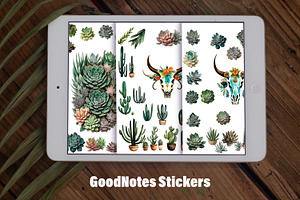 Boho Goodnotes Stickers Pack