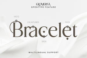 Glomersa - Modern Luxury Serif Font