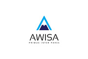 Awisa Letter A Mountain Logo, a Branding & Logo Template by Tovarkovdesign (Thumbnail 1 of 6)