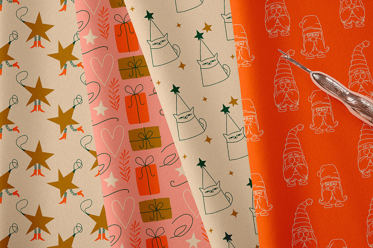 Modern Christmas Bundle, an Animal Illustration by Anastasia Cuza (Photo 3 of 7)
