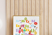 Alphabet Nursery Print: Hand Painted, an Education Illustration by Oleksandra Illustrates (Thumbnail 11 of 12)