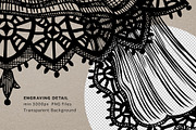Gothic Fashion Illustration Set, an Object Graphic by Yevheniia (Thumbnail 6 of 7)