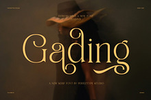 Gading Elegant Serif Display Font