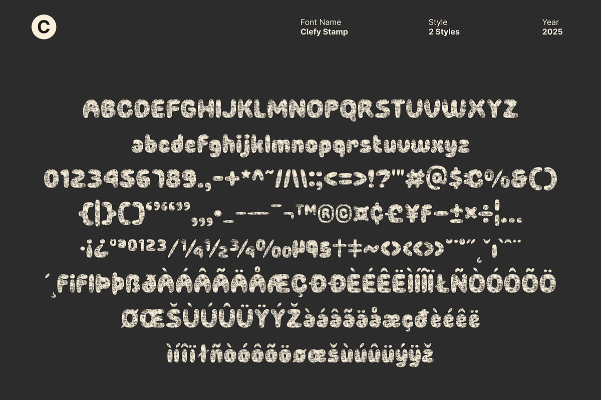 Clefy Stamp, a Sans Serif Font by Craft Supply Co. (Photo 8 of 8)