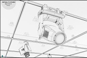 Virtual TV Studio News Set 27, an Architecture 3D Model by akerStudio (Thumbnail 43 of 49)