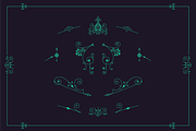 Decorative Vector Ornaments 2, a Decorative Illustration by digiful (Thumbnail 3 of 5)