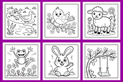 Bold & Easy Spring Vibes Color Pages, a Decorative Illustration by Design Station (Thumbnail 4 of 4)