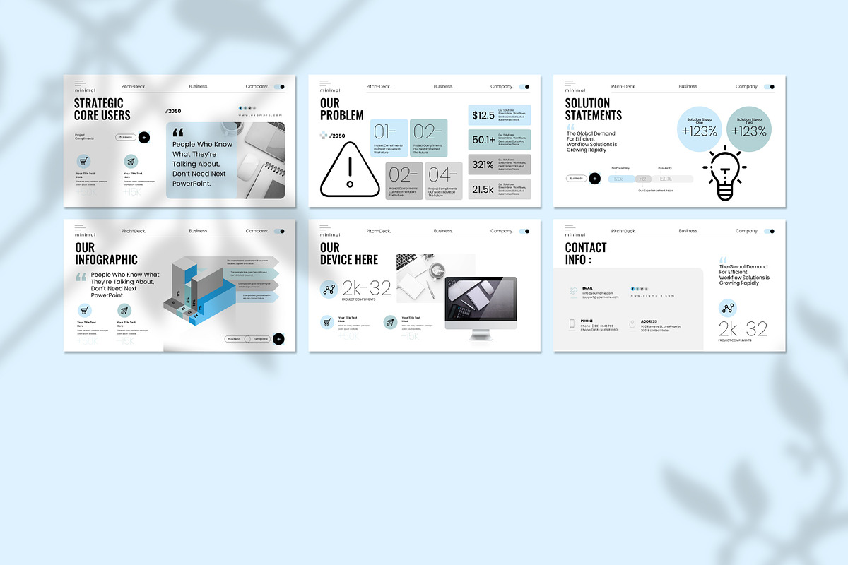 Minimal Pitch-Deck Presentation, a Presentation Template by Creative-Work (Photo 7 of 9)