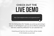 Fashion Store Website Template - Wix, a Shopify Template by Parrot Designs (Thumbnail 3 of 4)