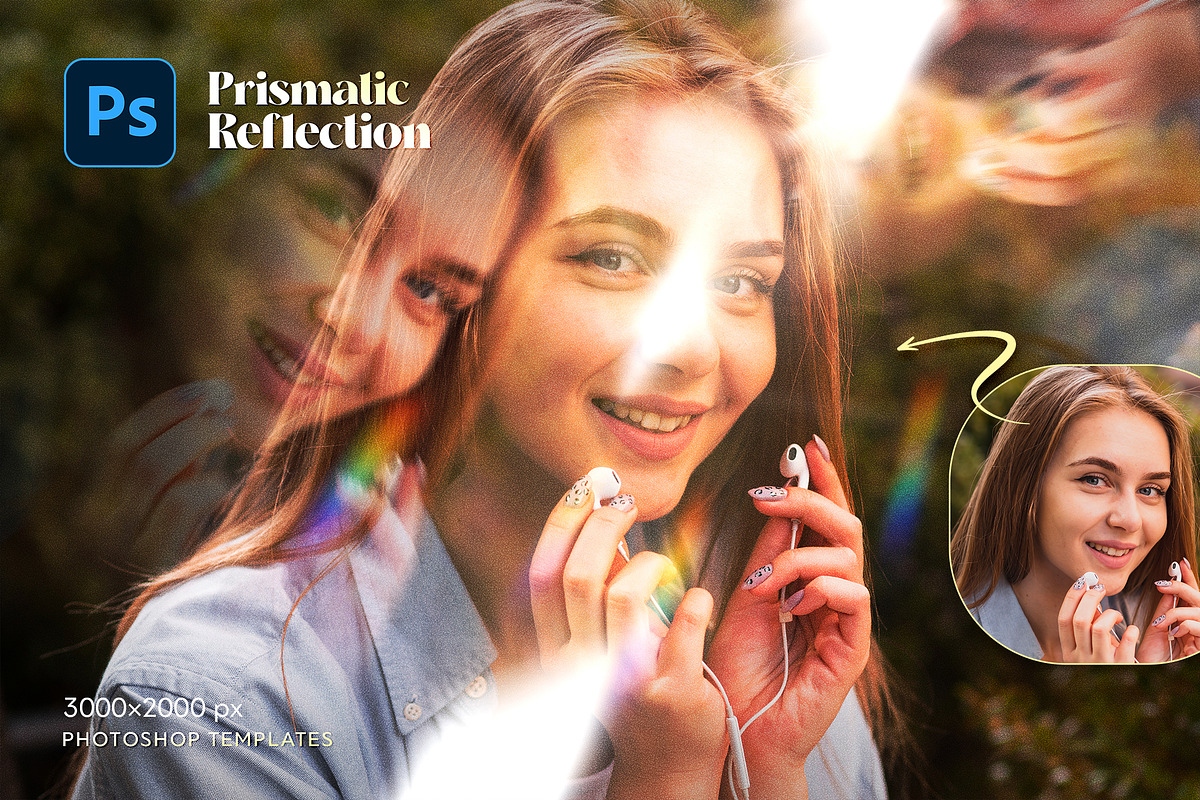 Prismatic Reflection Photo Effect, a Layer Style Add-On by Andrew Skoch Design (Photo 3 of 6)