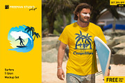 T-Shirt Mock-Up Bundle 2019, a Shirt Mockup by Freeman Studio (Thumbnail 14 of 20)