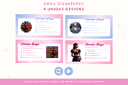 Pink Canva Branding Kit, a Branding & Logo Template by GlamWebDesigns (Thumbnail 3 of 10)