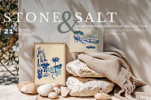 Mediterranean Frame & Card Mockups