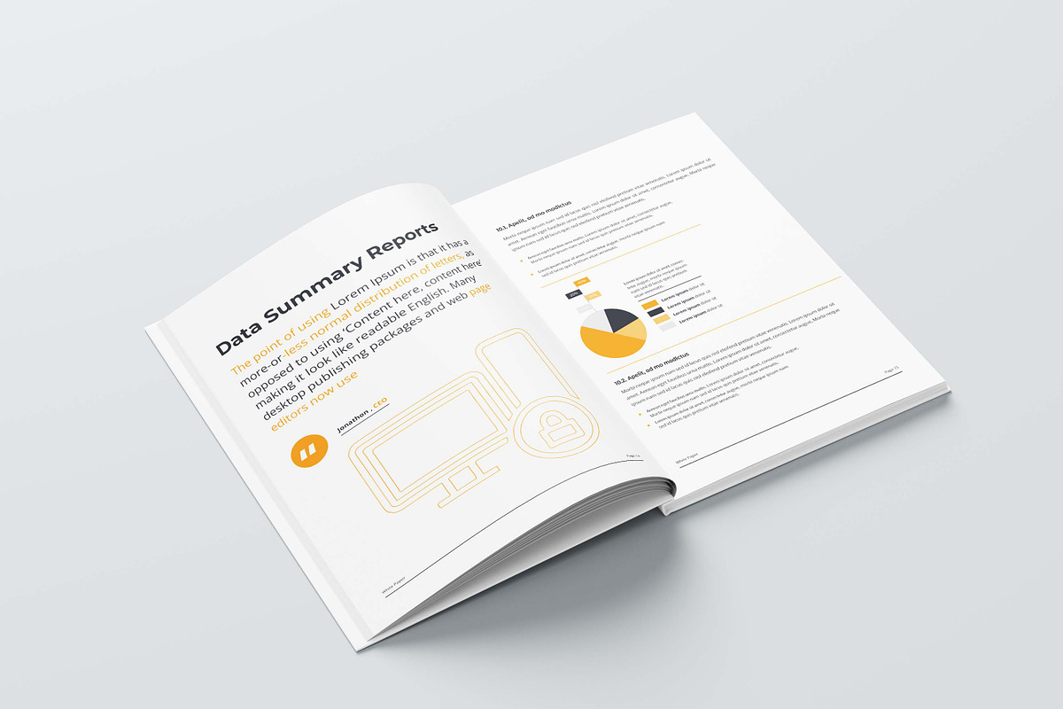 Annual Report | MS Word & Indesign, a Brochure Template by obayes (Photo 13 of 17)