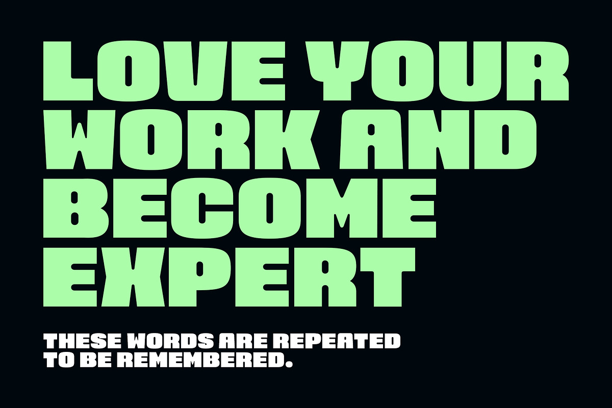 Brodaers Expanded Font, a Sans Serif Font by trustha (Photo 4 of 15)
