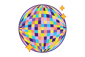 Disco Ball Vector Icon, an Icon by Pexelpy