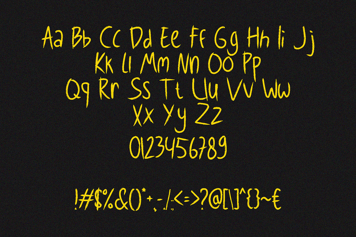 Maniac Rebelz - Handwritten Font, a Handwritten Font by Boril Std (Photo 7 of 9)