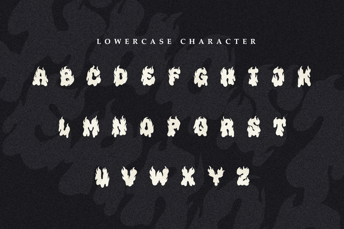 Ghost Terror - Trash Metal Font, a Symbol Font by Masyafi Studio (Photo 7 of 8)