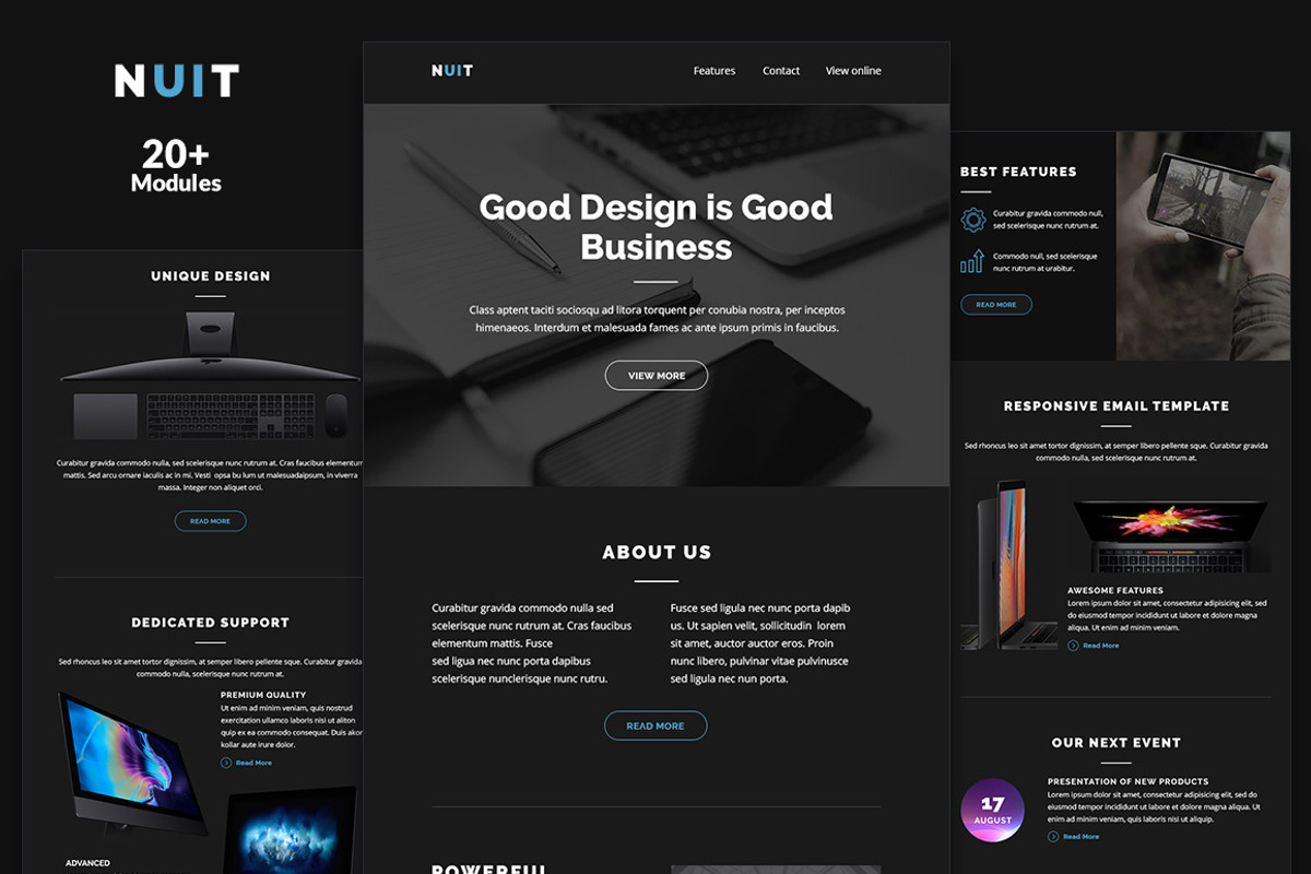 BigPack 3 Email-Template Bundle, an Email Template by WEB4PRO (Photo 6 of 11)