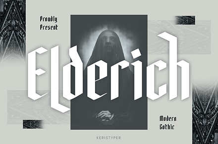 Elderich, a Blackletter Font by kerismaker