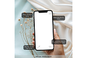 Elegant Fabric Mobile Mockup, a Mockup by MockupWizard (Thumbnail 2 of 5)