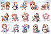Unicorn Costume for Cute Animals, an Illustration by designcity5 (Thumbnail 3 of 5)